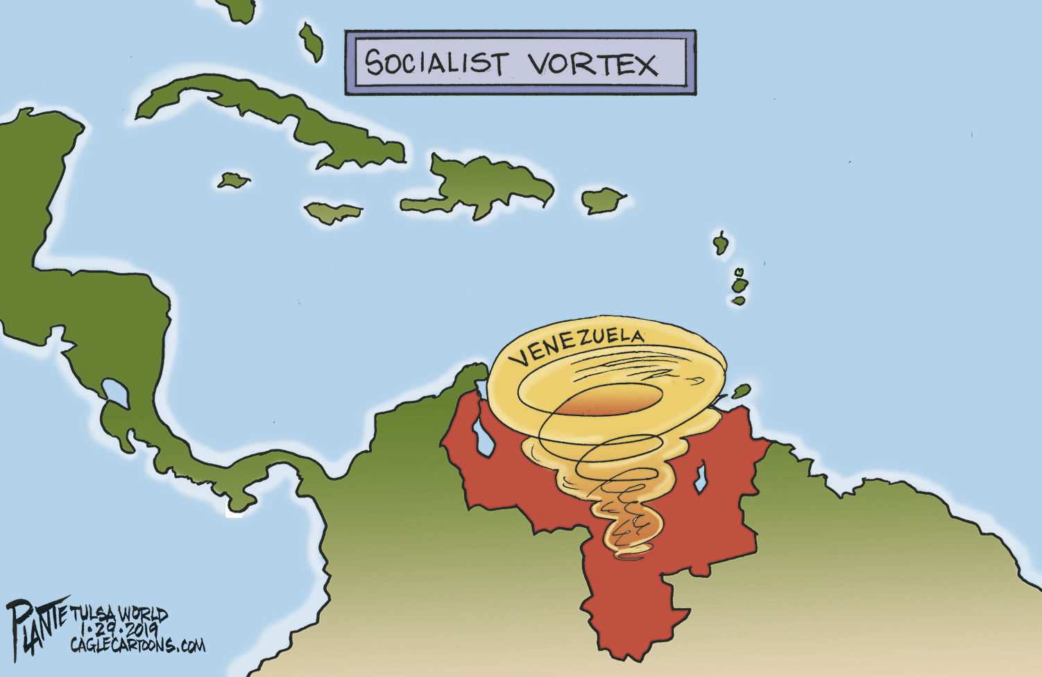 Bruce Plante Cartoon: The hot vortex